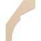 Ekena Millwork 3-inch W x 16-inch D x 22-inch H Monterey Rough Cedar Woodgrain TimberThane Knee Brace, Primed BRCUR03X16X22MONRCPR - alternate 5